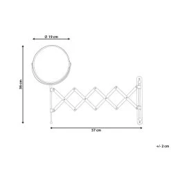 Beliani Badkamerspiegel YVELINES - Zilver Ijzer, Glas -Home Decoration Store 00ce2040ca71475791ad87806fb52587