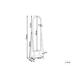 Beliani Staande Spiegel CHAMBERY - Lichte Houtkleur Paulowniahout 6 Beliani Staande Spiegel CHAMBERY - Lichte Houtkleur Paulowniahout -Home Decoration Store 0469836e80864d24889653f21781f361