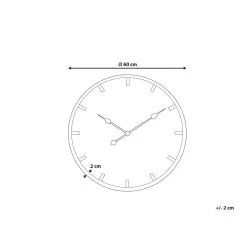 Beliani Wandklok CABORCA - Lichte Houtkleur Dennenhout 6 Beliani Wandklok CABORCA - Lichte Houtkleur Dennenhout -Home Decoration Store 099b039d3efc4996a9b3fdfc5d5498e6