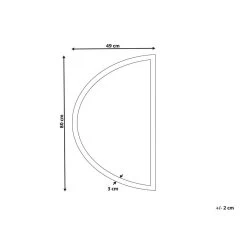 Beliani Badkamerspiegel BEZONS - Zilver Glas 6 Beliani Badkamerspiegel BEZONS - Zilver Glas -Home Decoration Store 0fd929d10bf04055aa57eb4e96321669