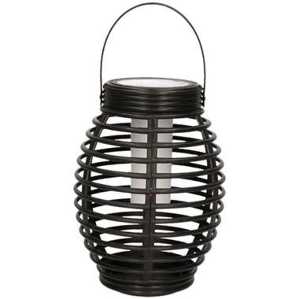 Merkloos Lantaarn - 2 Stuks - Solar - Tuinverlichting - Zwart - 19 Cm 2 Merkloos Lantaarn - 2 Stuks - Solar - Tuinverlichting - Zwart - 19 Cm - Afbeelding 2