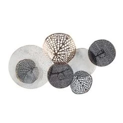 Beliani Wanddecoratie RHODIUM - Zwart Metaal