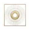 Beliani Wanddecoratie MERCURY - Goud Metaal