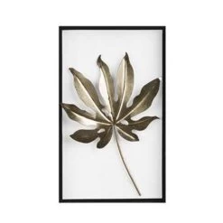 Beliani Wanddecoratie CURIUM - Goud Metaal