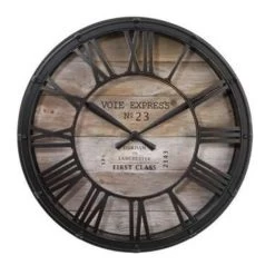Atmosphera - Industriële Wandklok - Vintage - Bruin
