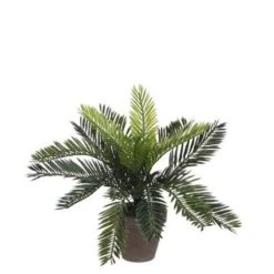Bellatio Flowers & Plants Kunstplant - Cycaspalm - In Pot - 33 Cm