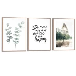 Set Poster Met Lijst - Natuur