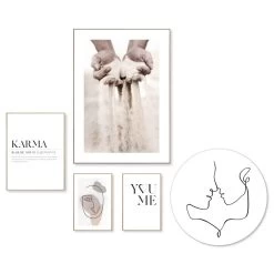 Set Poster Met Lijst - Karma
