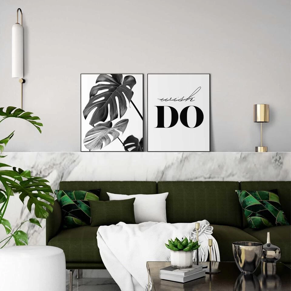 Set Poster Met Lijst - Doen 2 Set Poster Met Lijst - Doen - Afbeelding 2