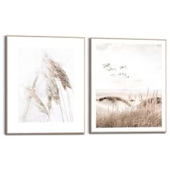 Set Poster Met Lijst - Zeebries