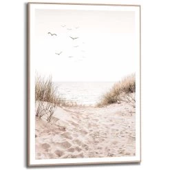 Schilderij Duinen 70x50 Cm Beige