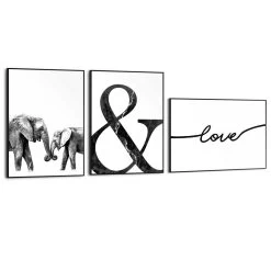 Set Poster Met Lijst - Liefde