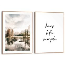 Set Poster Met Lijst - Levensstijl