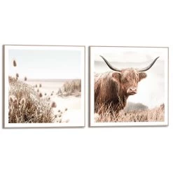 Set Poster Met Lijst - Buitenleven