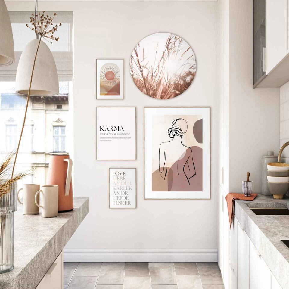 Set Poster Met Lijst - Zonnig Mooi 2 Set Poster Met Lijst - Zonnig Mooi - Afbeelding 2