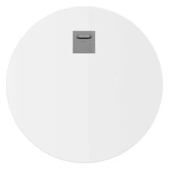 Glasschilderij Paardenbloem Ø 70 Cm Zwart-Wit -Home Decoration Store 1000008940 0102