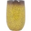 Floran Vaas Mandy - Geel Met Flakes - Keramiek - 19 X 30 Cm