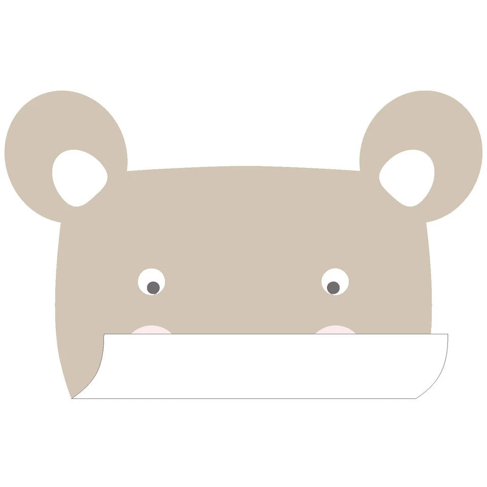 ESTAhome Muursticker - Dierenkoppen - Beige - 70 X 55 Cm - 158972 4 ESTAhome Muursticker - Dierenkoppen - Beige - 70 X 55 Cm - 158972 - Afbeelding 4