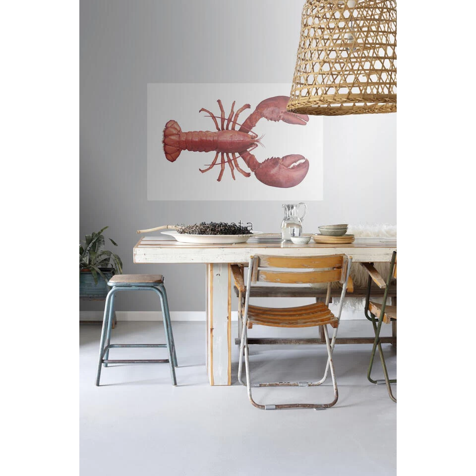 ESTAhome Muursticker - Kreeft - Rood - 145 X 97 Cm - 159042 2 ESTAhome Muursticker - Kreeft - Rood - 145 X 97 Cm - 159042 - Afbeelding 2