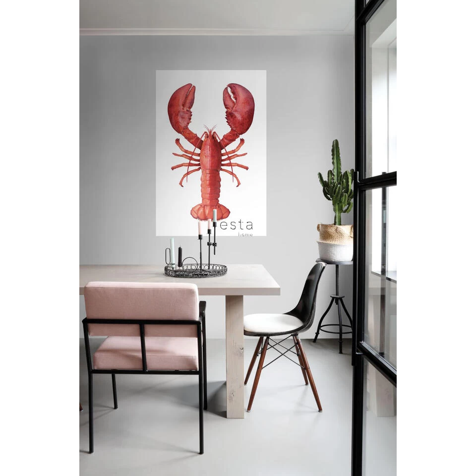 ESTAhome Muursticker - Kreeft - Rood - 145 X 97 Cm - 159042 3 ESTAhome Muursticker - Kreeft - Rood - 145 X 97 Cm - 159042 - Afbeelding 3