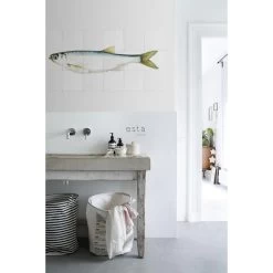 ESTAhome Muursticker - Vis - Geel En Blauw - 97 X 48,5 Cm - 159028 6 ESTAhome Muursticker - Vis - Geel En Blauw - 97 X 48,5 Cm - 159028 -Home Decoration Store 1000018070 0102