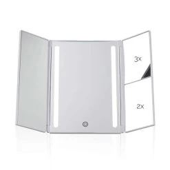 Pauleen Chic Glamour Mirror - Make-Up Spiegel Met LED-verlichting