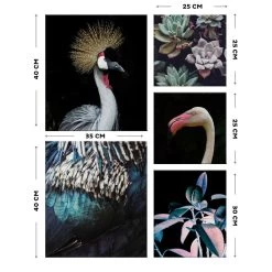 Art For The Home - Canvas Set Van 5 - Tropics - 80x60cm -Home Decoration Store 1000024421 0102