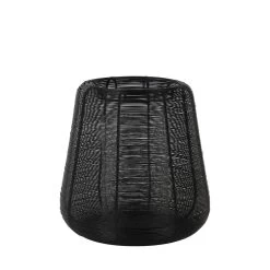 Windlicht Adeta - Zwart - Ø28cm