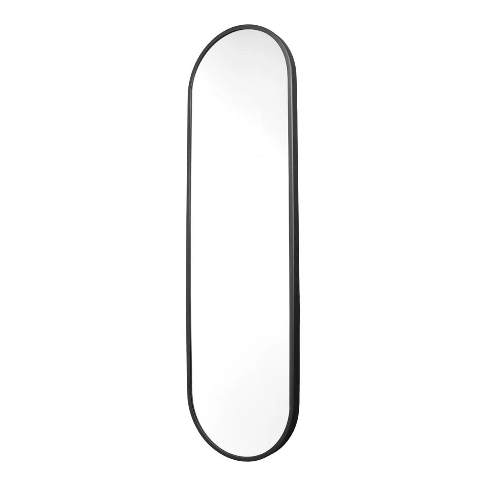 LOFT42 Industry Passpiegel Ovaal - Zwart - Metaal - 122x36 1 LOFT42 Industry Passpiegel Ovaal - Zwart - Metaal - 122x36
