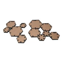 LOFT42 Hexa Multispiegel - Zeshoek - Zwart - 120x70cm -Home Decoration Store 1000032442 0103