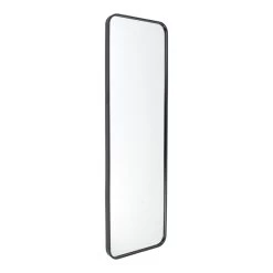 Fragix Boston Passpiegel Rechthoekig - Zwart - Metaal - 130x40cm - Industrieel