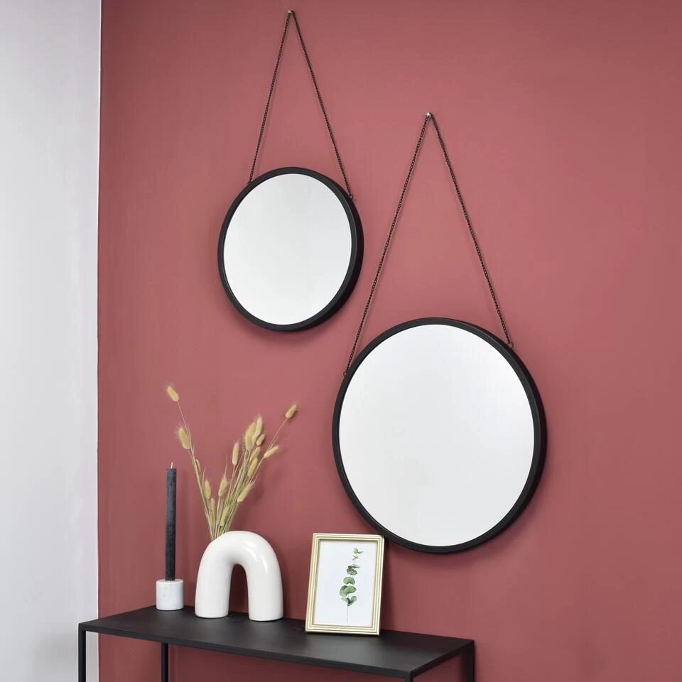 LOFT42 Industry Spiegel Rond L - Metaal - Zwart - Ø45 3 LOFT42 Industry Spiegel Rond L - Metaal - Zwart - Ø45 - Afbeelding 3