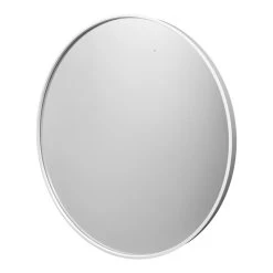 Fragix Boston Wandspiegel Rond - Wit - Metaal - Ø75cm