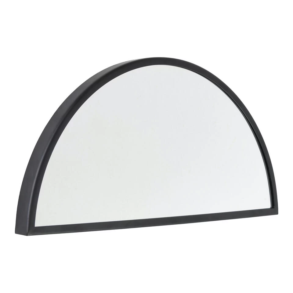 LOFT42 Mirror Spiegel Half Rond - Zwart - Metaal - 60x31 2 LOFT42 Mirror Spiegel Half Rond - Zwart - Metaal - 60x31 - Afbeelding 2