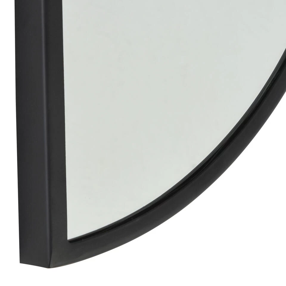 LOFT42 Mirror Spiegel Half Rond - Zwart - Metaal - 60x31 3 LOFT42 Mirror Spiegel Half Rond - Zwart - Metaal - 60x31 - Afbeelding 3