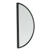 LOFT42 Mirror Spiegel Half Rond - Zwart - Metaal - 60x31