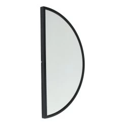 LOFT42 Mirror Spiegel Half Rond - Zwart - Metaal - 60x31