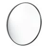 Fragix Boston Wandspiegel Rond - Zwart - Metaal - Ø75cm - Industrieel