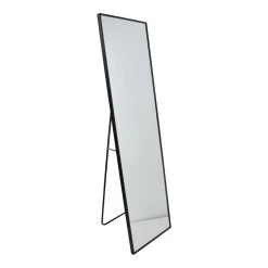 Fragix York Passpiegel - Zwart - Aluminium - 150x40