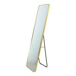 Fragix Alux Passpiegel Staand/hangend - Goud - Aluminium -150x40