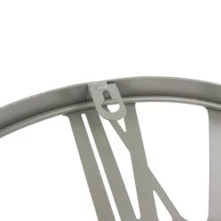 Orange85 Wandklok Industrieel Rond 36,5 X 4 X 36,5 Cm Grijs Modern Romeinse -Home Decoration Store 1000033252 0110