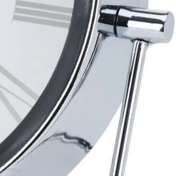 Orange85 Tafelklok Zilver Metaal 16 Cm Klokken Binnen Decoratieve Accessoires -Home Decoration Store 1000033253 0110