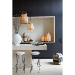 Vaas Binco - Zwart - Ø23cm -Home Decoration Store 1000033617 0110