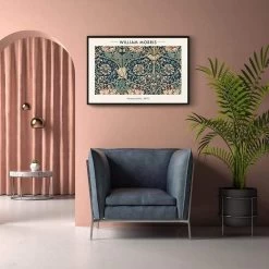 Walljar - William Morris - Honeysuckle - Poster Met Lijst / 40 X 60 Cm -Home Decoration Store 1000036756 0103