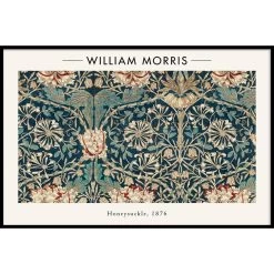Walljar - William Morris - Honeysuckle - Poster Met Lijst / 40 X 60 Cm
