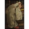 Walljar - Breitner - Meisje In Witte Kimono - Poster Met Lijst / 70 X 100 Cm