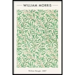 Walljar - William Morris - Willow Bough - Poster Met Lijst / 50 X 70 Cm