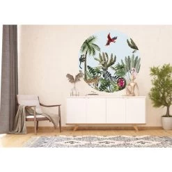 Sanders & Sanders Zelfklevende Behangcirkel - Jungle Dieren 5 Sanders & Sanders Zelfklevende Behangcirkel - Jungle Dieren -Home Decoration Store 1000037744 0102