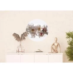 Sanders & Sanders Zelfklevende Behangcirkel - Bloemen - Wit En Roze - Ø 70 Cm 5 Sanders & Sanders Zelfklevende Behangcirkel - Bloemen - Wit En Roze - Ø 70 Cm -Home Decoration Store 1000037763 0102