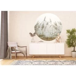 Sanders & Sanders Zelfklevende Behangcirkel - Tropisch Landschap Met Flamingo's 7 Sanders & Sanders Zelfklevende Behangcirkel - Tropisch Landschap Met Flamingo's -Home Decoration Store 1000037799 0103